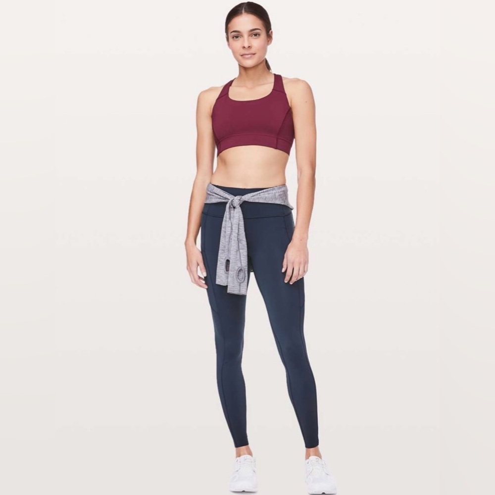 NWT Lululemon Fast & Free Full Length Tight 28” – True Navy | Size 6